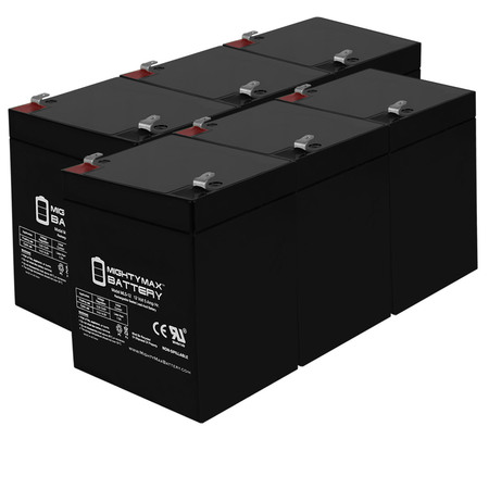 ML5-12 - 12V 5AH Replacement Battery For Deltec 525E - 6 Pack